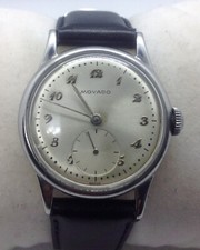 A stunning vintage 1930's Movado Men's Stainless Mechanical Wrist Watch