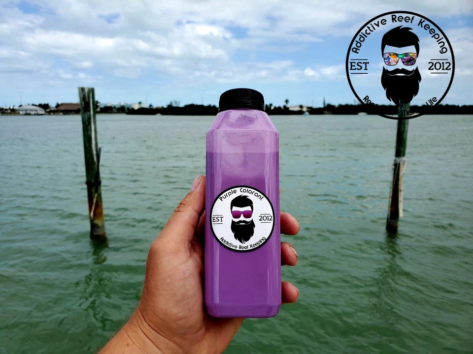 ADDICTIVE REEF KEEPING 16oz Purple Reef Safe Colorant for DRY Rock (Aquascape Touch Up)