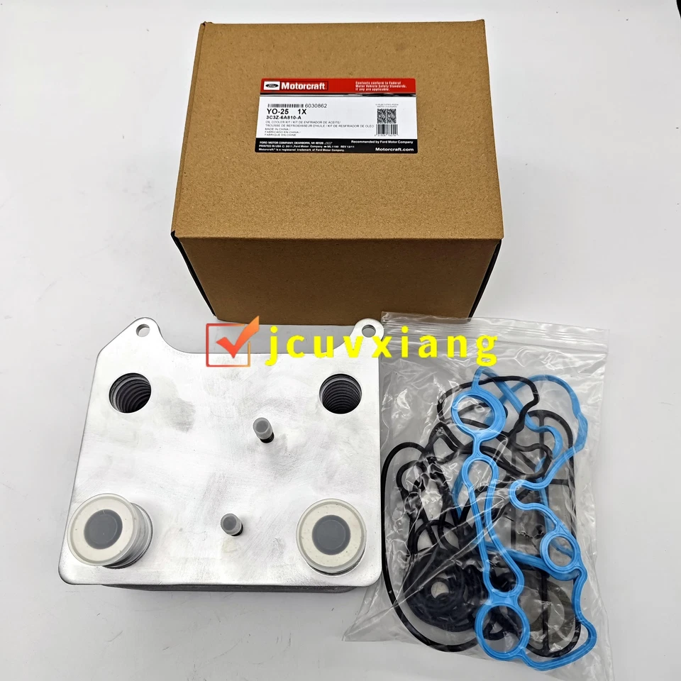 For Ford Original Oil Cooler - 6.0 Diesel - 3C3Z-6A810-A Replaces 3C3Z-6A642-CA - Imagem 2 de 4