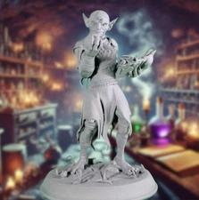 Goblin Wizard | Goblin Mage | Dnd Mini | Multiple scales | By DM Stash