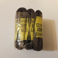 Unbranded Brown 40 Inch Boot Laces Shoe Laces 12 Pairs