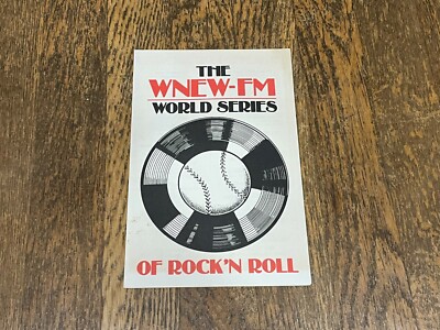 WNEW FM 102.7 The WNEW-FM World Series of Rock n Roll Pamphlet Scott Muni