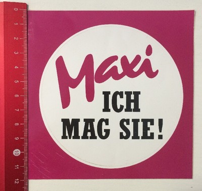 Aufkleber/Sticker: Maxi - Ich Mag Sie (27031666)