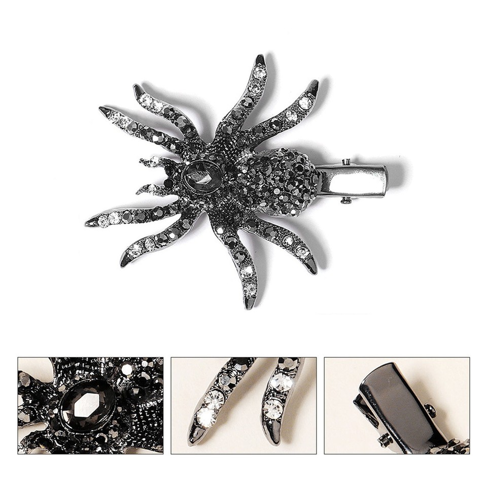 Bat Hair Clip Halloween Costume Halloween Hair with Bat Spider Skull