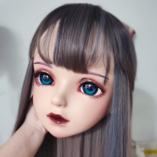 Kigurumi Kopfs chale animierte Maske niedliche Baby-Gesichts puppe Gesicht BJD - Picture 12 of 13