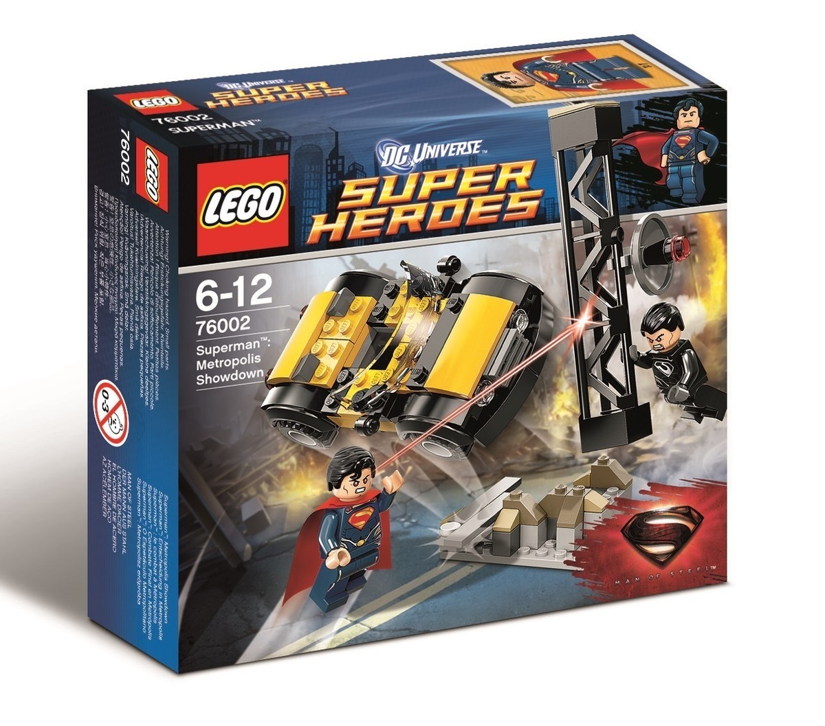 Lego DC Super Heroes 76002 METROPOLIS SHOWDOWN Superman General