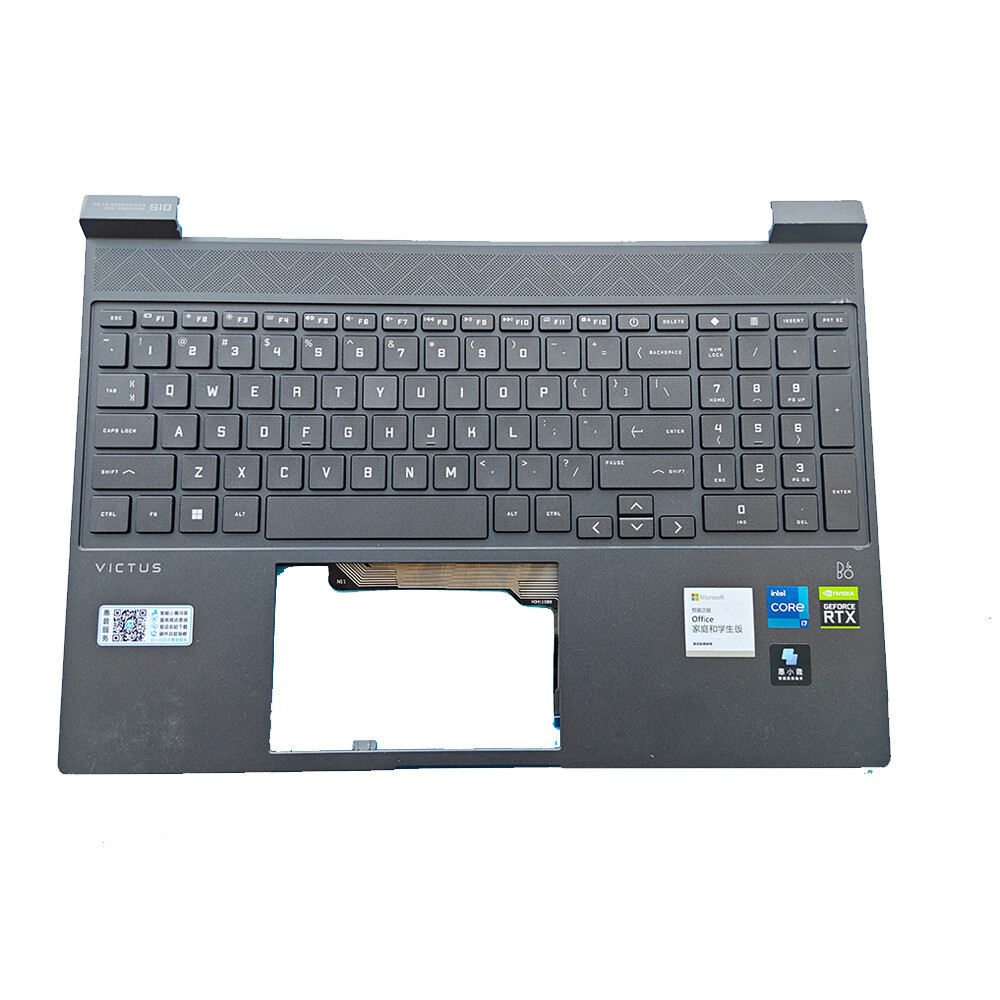 バボカ For HP Victus 15-FA 15-FA0031D Palmrest Keyboard Backlit N13298