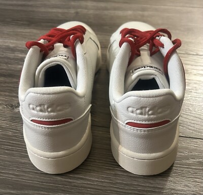 Adidas Roguera Men\'s White & Red Leather Casual Shoes US Size 12 Adidas Roguera White Active Maroon for sale | eBay main image 2