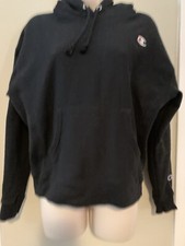 Women s Champion Reverse Weave Hooded Sweatshirt Hoodie C Logo M