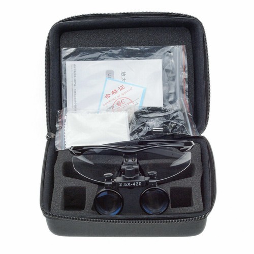 Dental Medical 2.5X Binocular Loupes Magnifying Optical Glasses Black UK STOCK - Picture 3 of 11