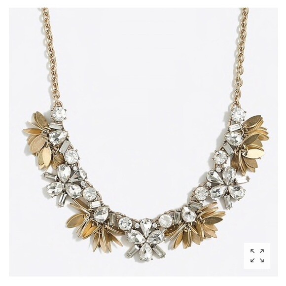 J.CREW EUC BOUTIQUE CRYSTALS STATEMENT NECKLACE - image 1