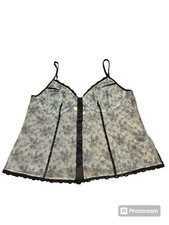 Victorias Secret Sheer Lace Lingerie Tank Size L
