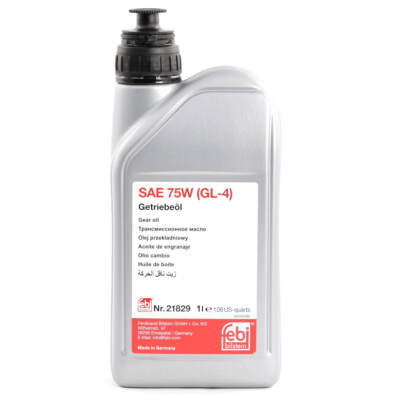 Febi Bilstein 21829 Manual Gearbox Transmission Oil SAE 75W GL-4 1 Ltr