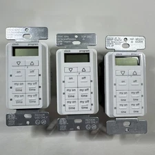 My TouchSmrt In-Wall Digital Timer 26893 Indoor/Outdoor Lights/Fans 3 Count
