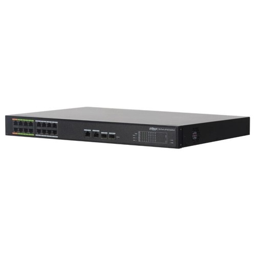 Dahua 16-Port Managed 2-Layer PoE Switch, 16 x 10-100 Base-T, 240W PoE Budget - 第 2/2 張圖片