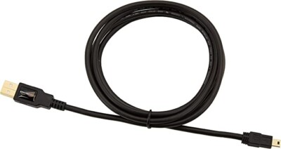 IN THE BOX: 6-foot high-speed USB 2.0 A-Male to Mini-B cable