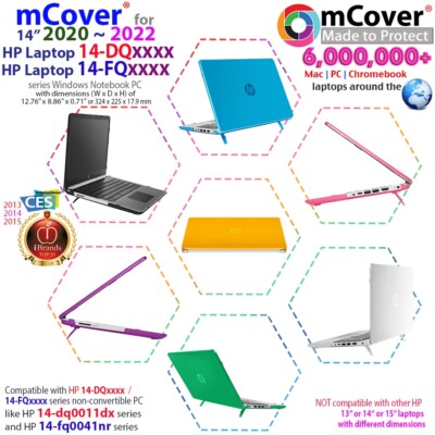 NEW mCover  Hard Case for 14'' HP Laptop 14-DQxxxx 14-FQ0000 series Windows PC