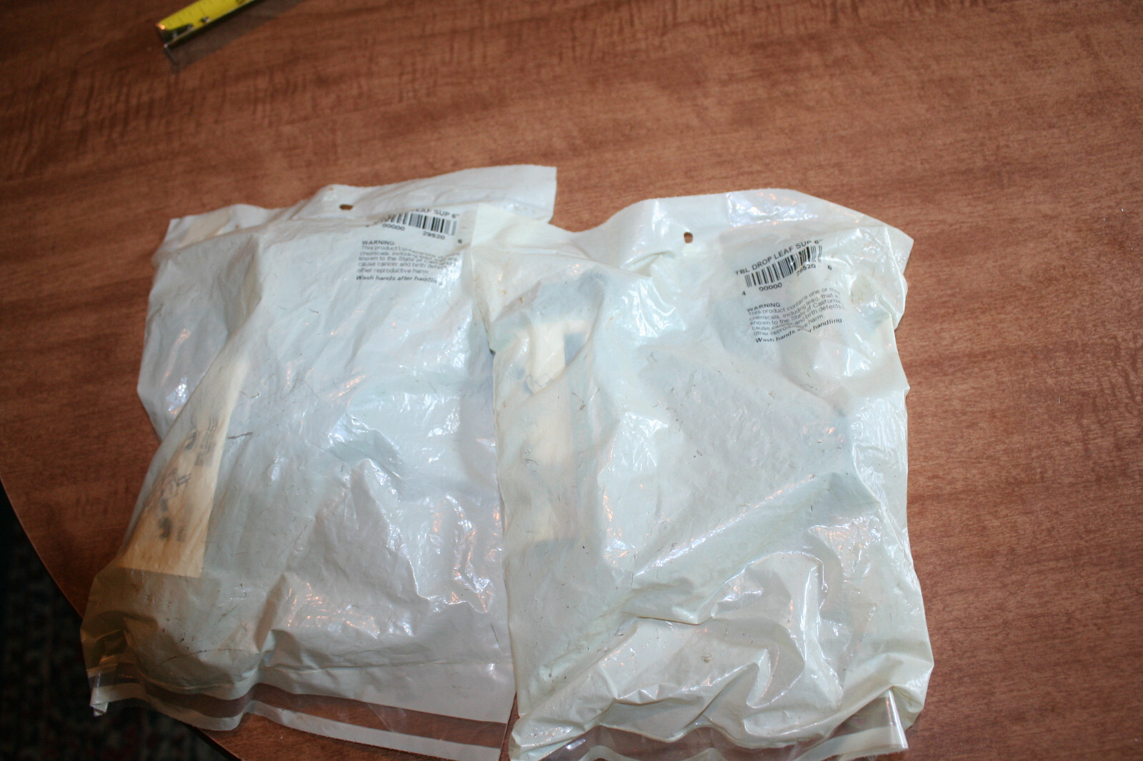 Lot Of 2 Sealed Packages Of 2 Rockler 29520 6" Drop Leaf Supports See