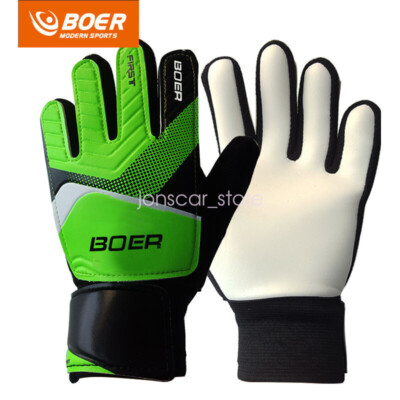 5-7# Kids Adults Sport Football Soccer Goalkeeper Goalie Training Gloves Gear