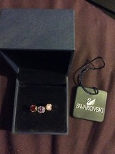 New Retired SWAROVSKI CRYSTAL MARIPOSA 3-RING SET SZ 6 NIB NWT 1075413