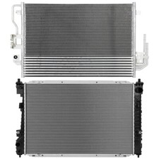 Radiator & AC Condenser Cooling Kit For 2008 2009 2010-2012 Ford Escape 3.0L