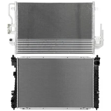 Radiator & AC Condenser Cooling Kit For 2008 2009 2010-2012 Ford Escape 3.0L