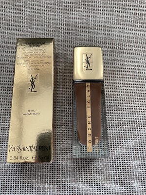 YSL  FOUNDATION 24h longwear Glow SPF22 All Day Hydration BD90 Warm  Ebony 25ml