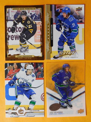 Loui Erickson 4 Card Lot