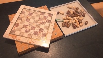 Schachspiel Schach Schachfiguren aus Marmor