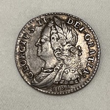 1745 Great Britain Sixpence King George II - Lima