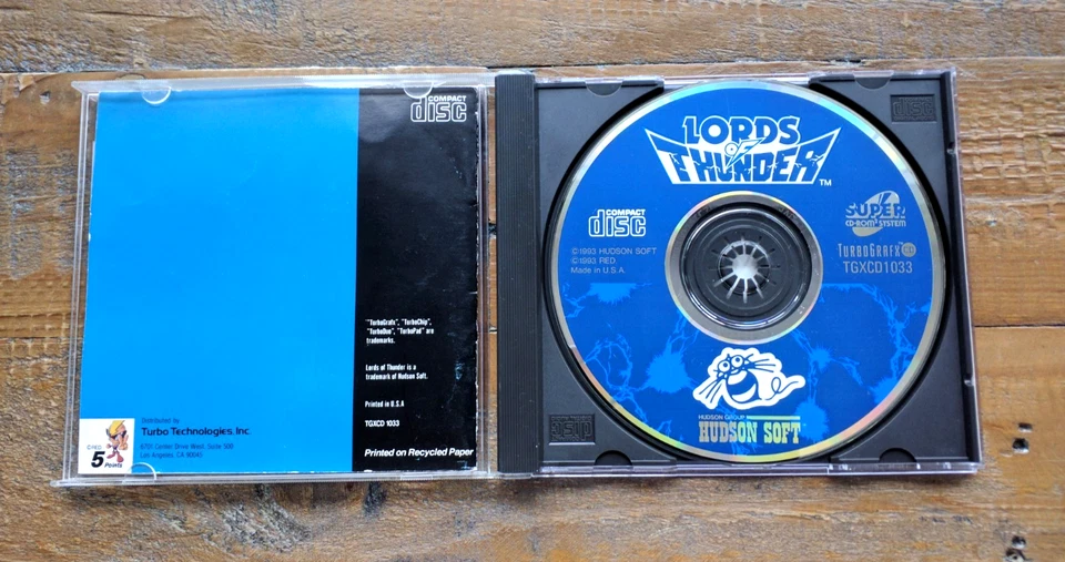 COMPLETE ✹ Lords of Thunder ✹ TURBO GRAFX 16 GAME ✹ Turbo Duo ✹ USA - Image 3 of 4