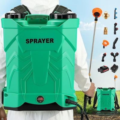 #ad Battery Powered Backpack Sprayer 5.3 Gallon 100 PSI Electric Garden Sprayer $109.99