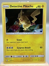 Detective Pikachu 10/18 Detective Pikachu Holo on eBay
