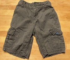 Levi s Boys Cargo Shorts with Adjustable Waist; Gray; Size 5 Regular