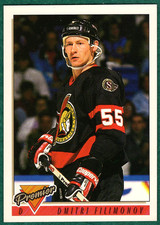 Dmitri Filimonov - 1993-94 Topps Premier #496 - Ottaway Senators Hockey Card