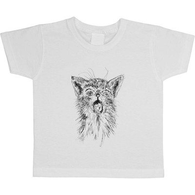 Kinder / Kinder T-Shirts Baumwolle ''Kitty Cat Yawn'' (TS049773)