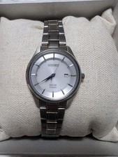 Image of New SEIKO Selection STPX041 Ladies Solar Watch Silver Date Box Warranty From JP