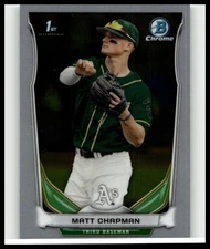 2014 1st Bowman Chrome Matt Chapman #CDP21 Rookie