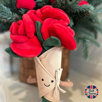 Amuseables Rose Bouquet Plush | Brand New With Dust Bag