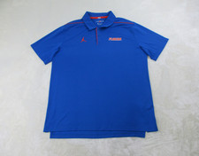 Florida Gators Polo Shirt Mens Extra Large Blue Nike Jordan UF Football NCAA 