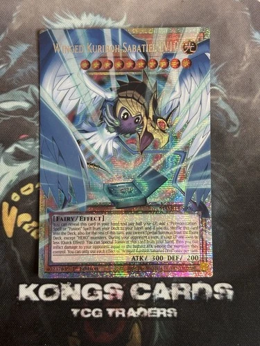MAMO-EN006 "Winged Kuriboh Sabatiel LV10" Extended Art Starlight Rare YuGiOh!