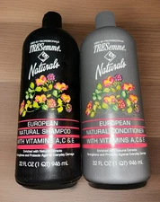 Vintage Tresemme Naturals European Shampoo/Conditioner (Vitamins A,C,E)-32oz-DC