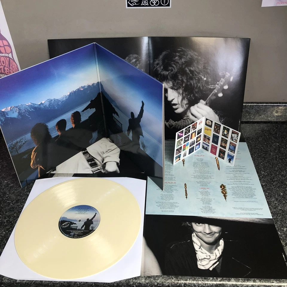 LP ALBUM RECORD QUEEN MADE IN HEAVEN 1ST UK PRESS CREAM VINYL 3 POSTER  NM-/NM- - Image 4 of 4