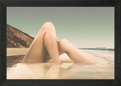 Digitale Collage gerahmtes Wandbild Poster Leinwanddruck Bild