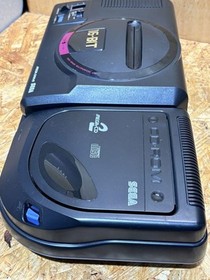 Mega CD2 Mega Drive Set SEGA Working Rare HAA-2912