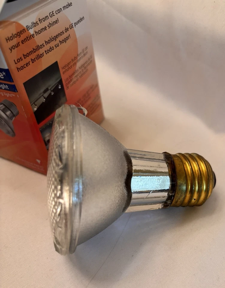 GE Hallogen 38w 490 Lumens Indoor Floodlight 69163 PAR 20 - Image 2 of 4