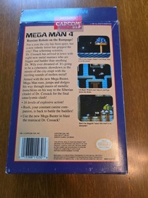 Mega Man 4 Nes Nintendo Cib Inserts Works