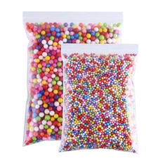 CCINEE 16 Grams 3-5mm Colorful Foam Beads 6-8mm Assorted Size Small,