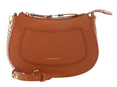 COCCINELLE C-Easy Mini Crossover Bag Umhängetasche Tasche Crab hellbraun Neu