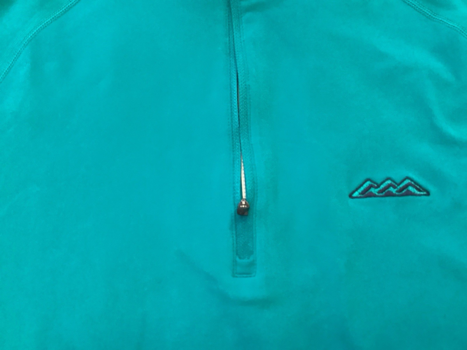 Men's Levelwear Gear Teal 1/4 Zip Pullover Long Sleeve Size L